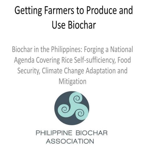 Biochar national conference presentation