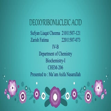 Biochem-I (DNA). presentation phospholipid