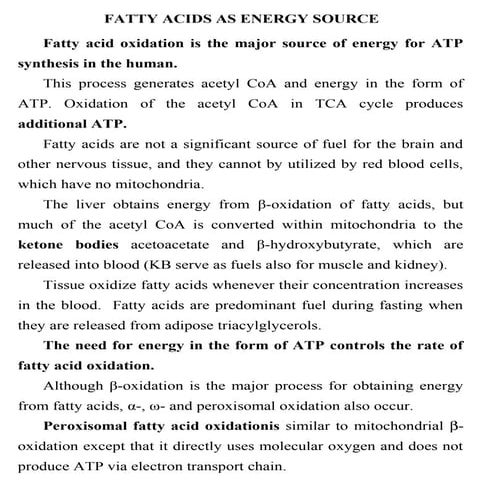 Lipids Metabolism - Biochemistry Lecture
