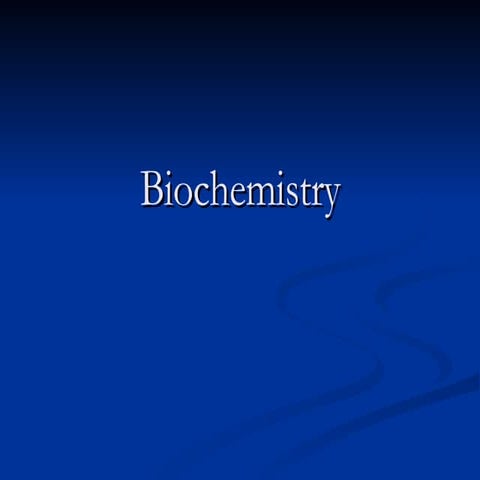 Biochemistry