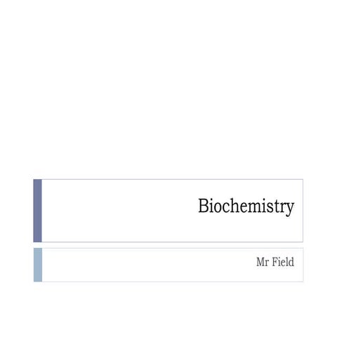 IB Biochemistry