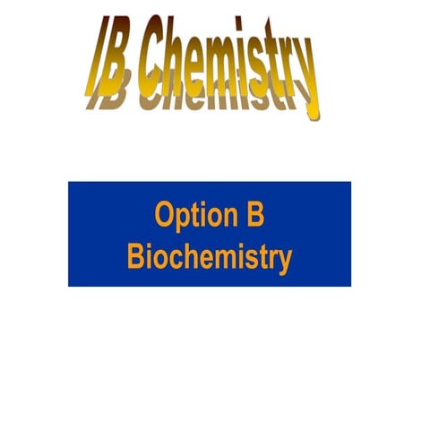 Biochemistry