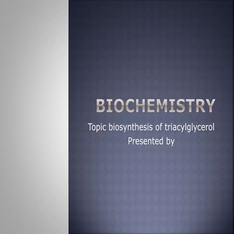 Biochemistry