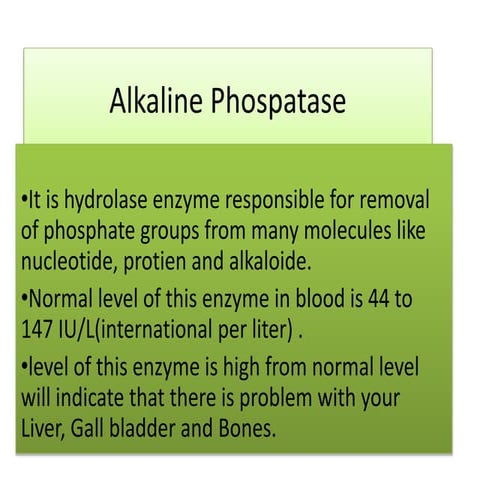 Alkaline Phosphate ppt