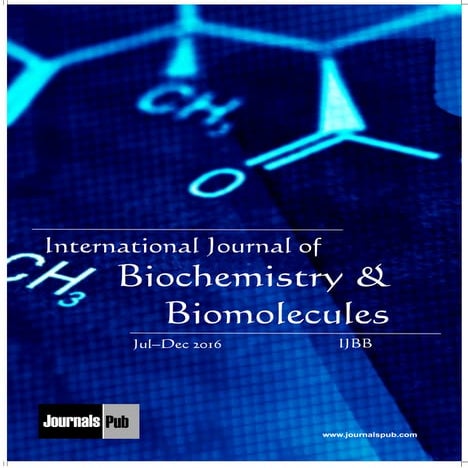 Biochemistry and biomolecules vol 2 issue 2
