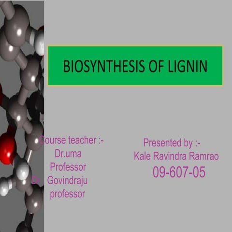 Biochemistry preastation