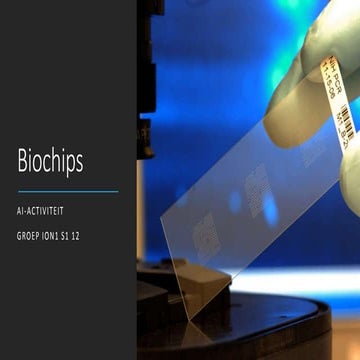 Ai biochips-ppt | PPTX