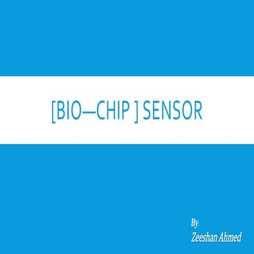Bio—chip ] sensor