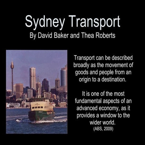 Sydney transport in crisis  | Biocity Studio