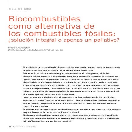 Biocombustible
