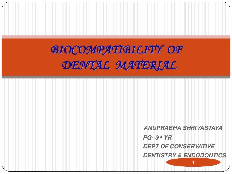 of dental materials