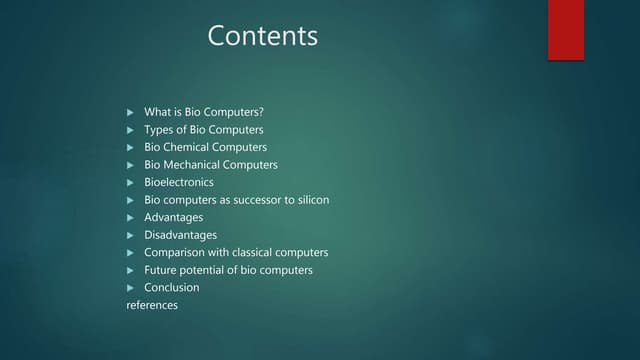 Bio computers