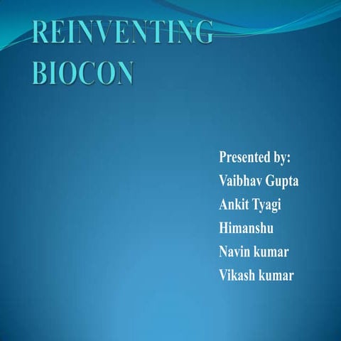 Biocon | PPTX