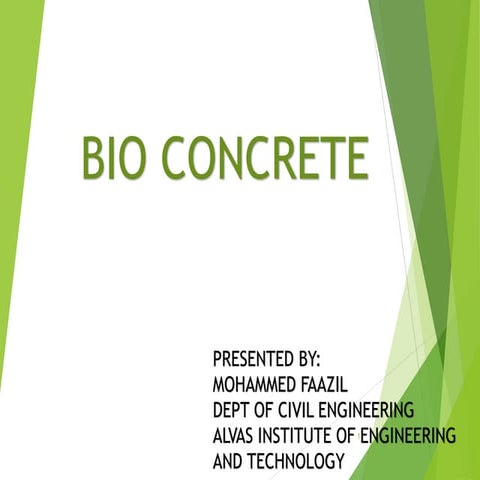Bio concrete 