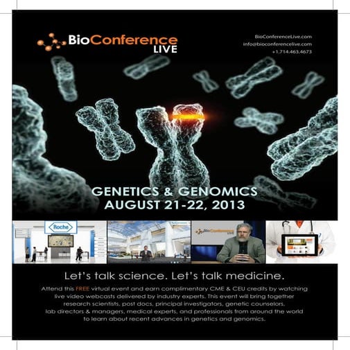 BioConference Live Genetics 2013