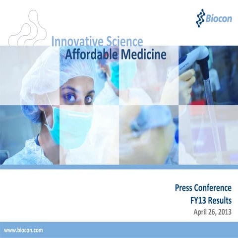 Biocon Social Media Ppt | PPTX