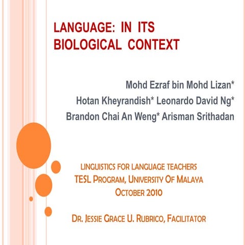 Bio context language