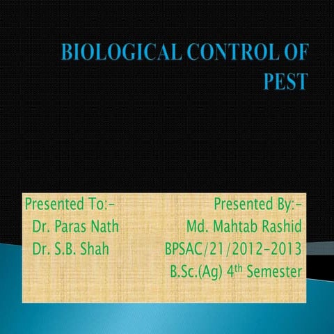 Bio control