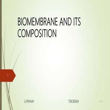 Biomembrane and its composition