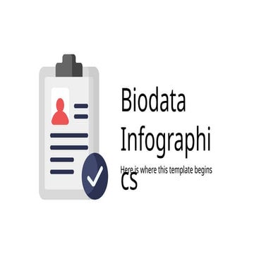 Templates Biodata Infographics excel .pptx
