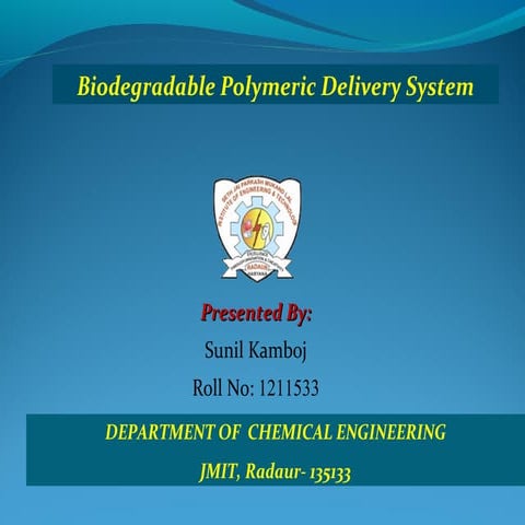 Biodegradable Polymers
