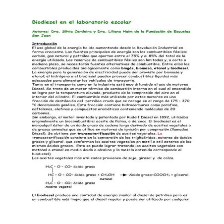 Biodiesel Para Q Blog