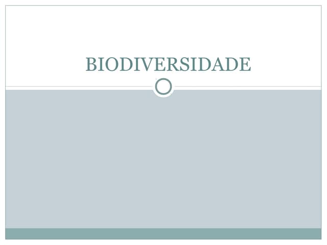 Biodiversidade 