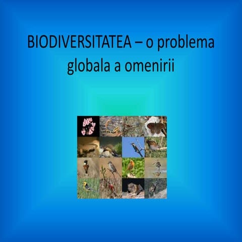 Biodiversitatea 