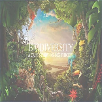 BIODIVERSITY explanation problems and solutions