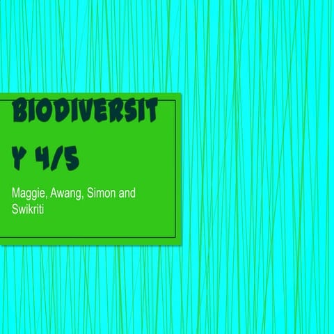 Biodiversity   all groups