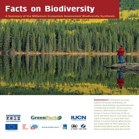 Scientific Facts on Biodiversity & Human Well-being
