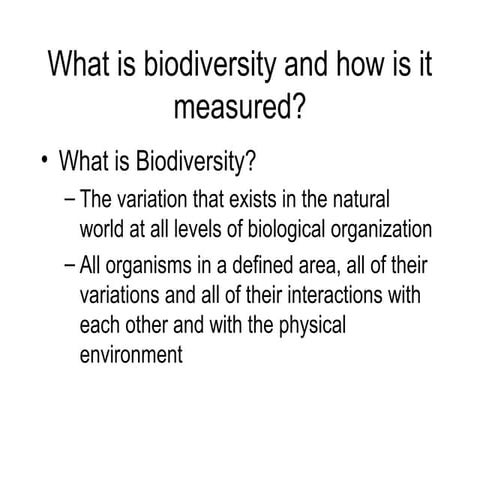 Biodiversity 12