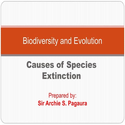 Biodiversity and Evolution