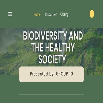 BIODIVERSITY AND THE HEALTHY SOCIETY .pdf
