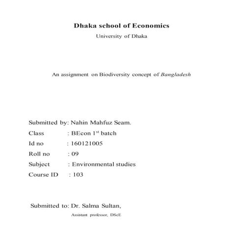 Biodiversity bangladesh