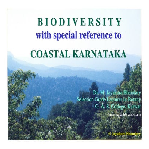 Biodiversity Of Coastal Karnataka
