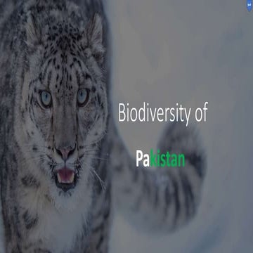 Biodiversity of pakistan