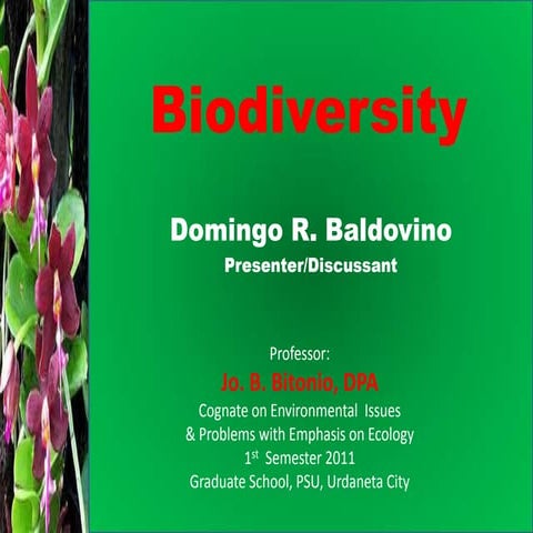  Biological Diversity