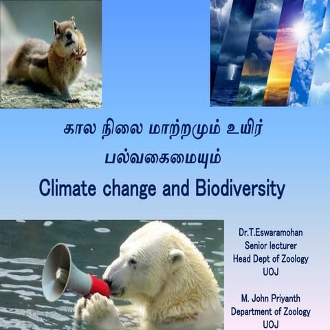 Biodiversity and Climate change