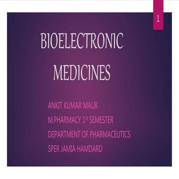 Bioelectronic medicines