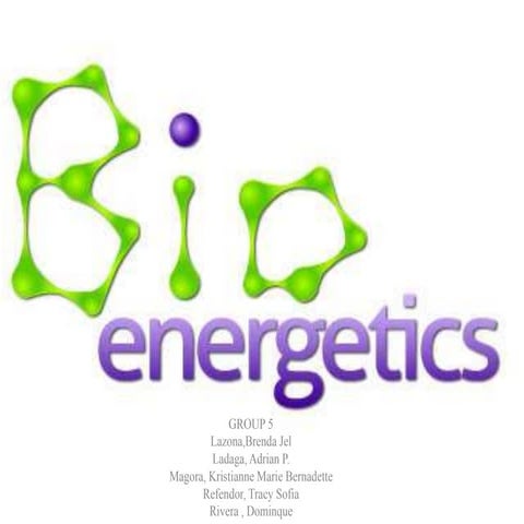 Bioenergetics