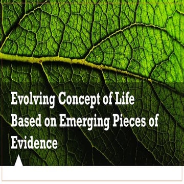 BIOENERGETICS_A PRESENTATION ABOUT THE CONCEPT OF LIFE