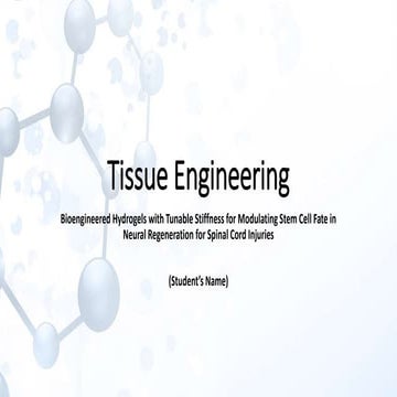 Bioengineered Hydrogels with Tunable Stiffness for Modulating Stem Cell ...