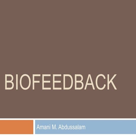 Biofeedback