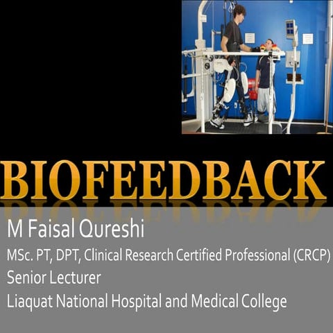 Biofeedback lecture
