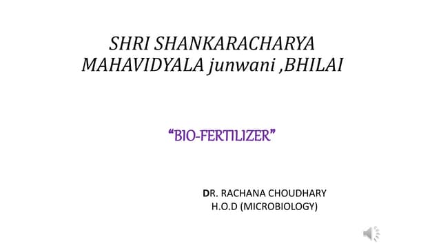 Biofertilizer