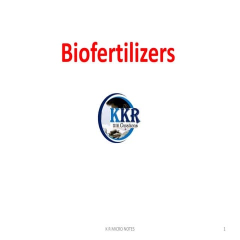 BIofertilizers                       K R.pptx