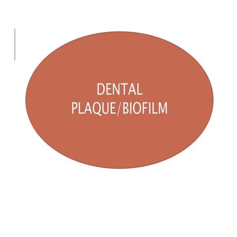 Dental Plaque/Biofilm