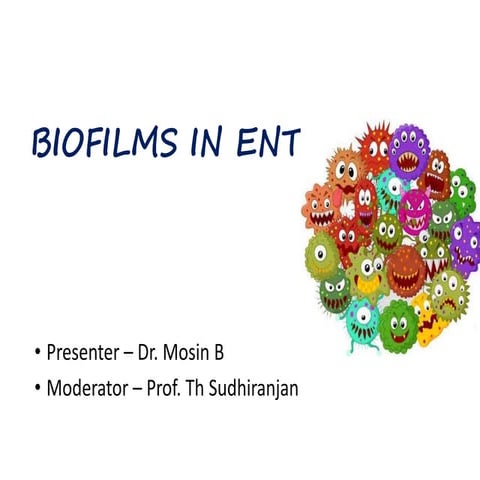 Biofilms in ent