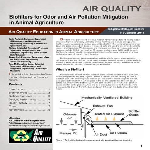 Biofiltersfor odor final | PDF